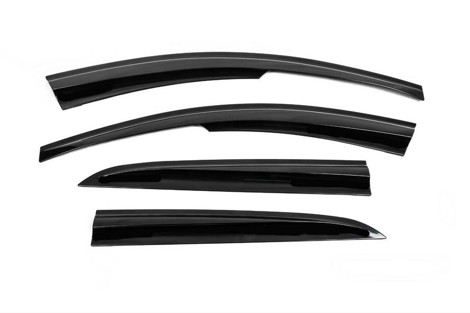 Renault Logan II 2013-2022 Window Deflectors SD (4 pcs, Sunplex Sport) Photo 3
