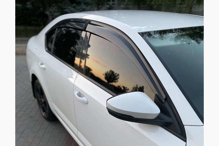 Skoda Octavia III A7 2013-2019 Liftback Wind Deflectors (4 pcs, Sunplex Sport) Image