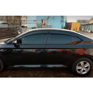 Window Deflectors SD (4 pcs, Sunplex Sport) Skoda Superb 2015-2024 photo 2