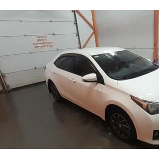 Window Deflectors (4 pcs, Sunplex Sport) Toyota Corolla 2013-2019 photo 3