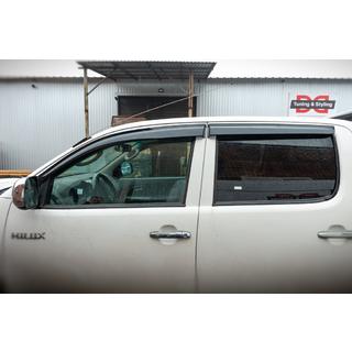 Window Deflectors (4 pcs, Sunplex Sport) Toyota Hilux 2006-2015 photo 3
