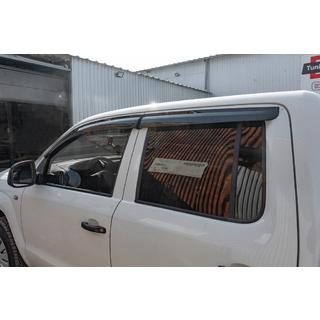 Window Deflectors (4 pcs, Sunplex Sport) Volkswagen Amarok 2010-2022 photo 3