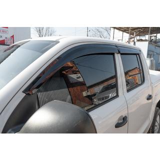 Window Deflectors (4 pcs, Sunplex Sport) Volkswagen Amarok 2010-2022 photo 4