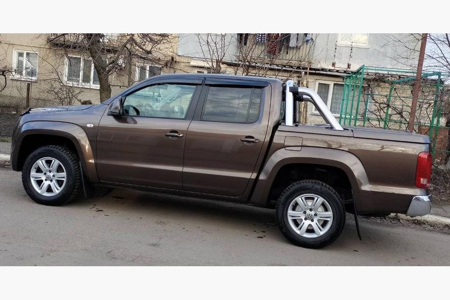 Volkswagen Amarok 2010-2022 Window Deflectors (4 pcs, Sunplex Sport) Photo 7