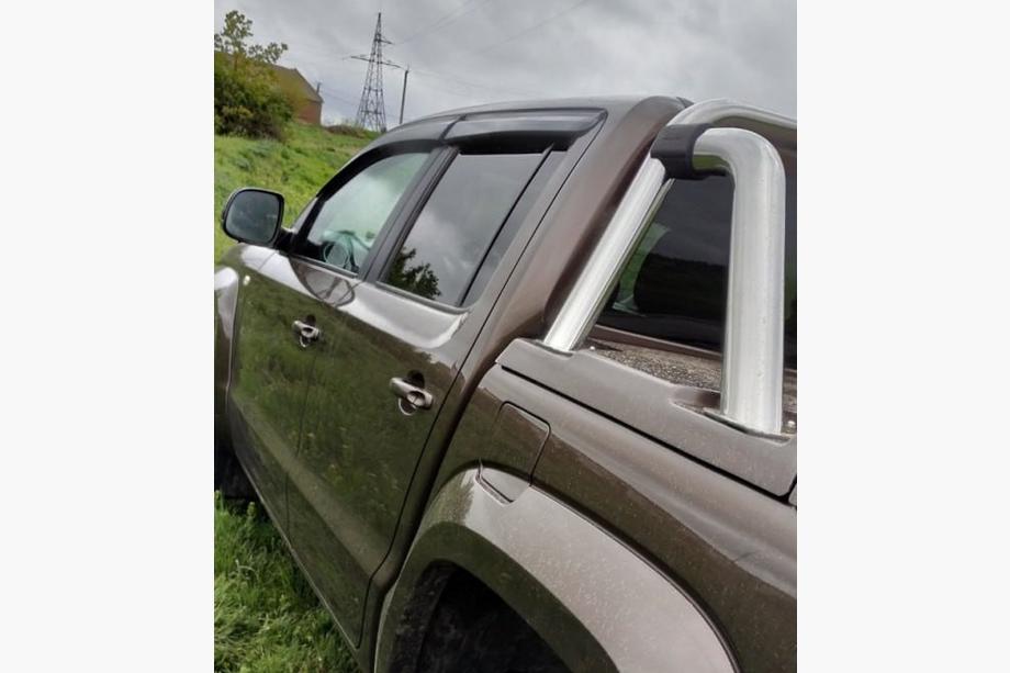 Volkswagen Amarok 2010-2022 Window Deflectors (4 pcs, Sunplex Sport) Photo 9