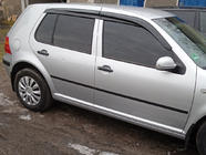 Volkswagen Golf 4 1997-2006 Window Deflectors HB (4 pcs, Sunplex Sport) photo 3