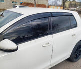Volkswagen Golf 6 2008-2014 Window Deflectors HB (4 pcs, Sunplex Sport) photo 1