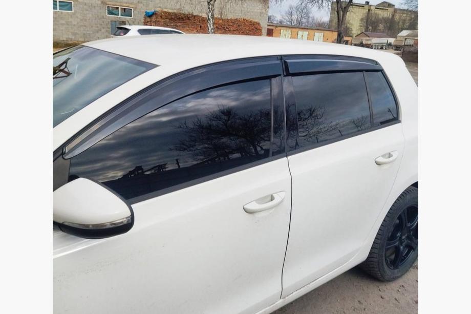 Volkswagen Golf 6 2008-2014 Window Deflectors HB (4 pcs, Sunplex Sport) Image
