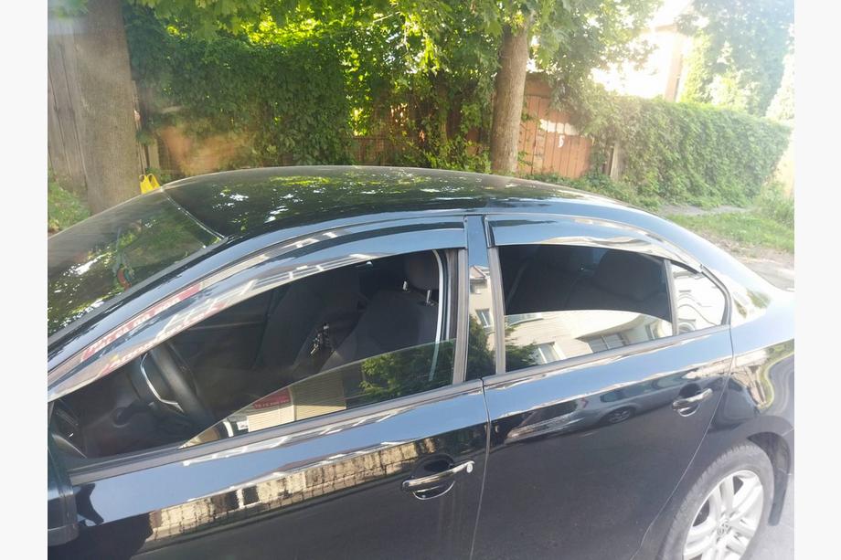Volkswagen Jetta 2011-2018 Window Deflectors (4 pcs, Sunplex Sport) Image