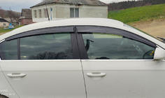 Volkswagen Passat B6 2006-2012 Window Deflectors SD (4 pcs, Sunplex Sport) photo 2