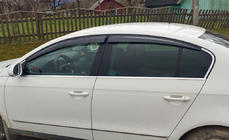 Volkswagen Passat B6 2006-2012 Window Deflectors SD (4 pcs, Sunplex Sport) photo 1