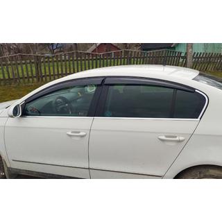 Window Deflectors SD (4 pcs, Sunplex Sport) Volkswagen Passat B6 2006-2012 photo 1