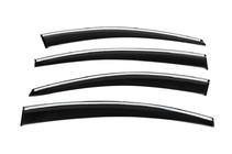 Chevrolet Cruze 2009–2015 Window Deflectors with Chrome Trim (4 pcs, Sunplex Chrome) photo 5