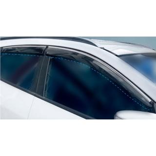 Window Deflectors with Chrome Trim (4 pcs, Sunplex Chrome) photo 1