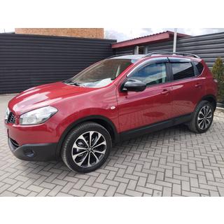 Window Deflectors with Chrome Trim (4 pcs, Sunplex Chrome) Nissan Qashqai 2010-2014 photo 4