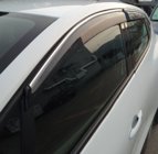 Renault Clio V 2019- Window Deflectors with Chrome Trim (4 pcs, Sunplex Chrome) photo 3