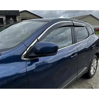 Window Deflectors with Chrome Trim (4 pcs, Sunplex Chrome)