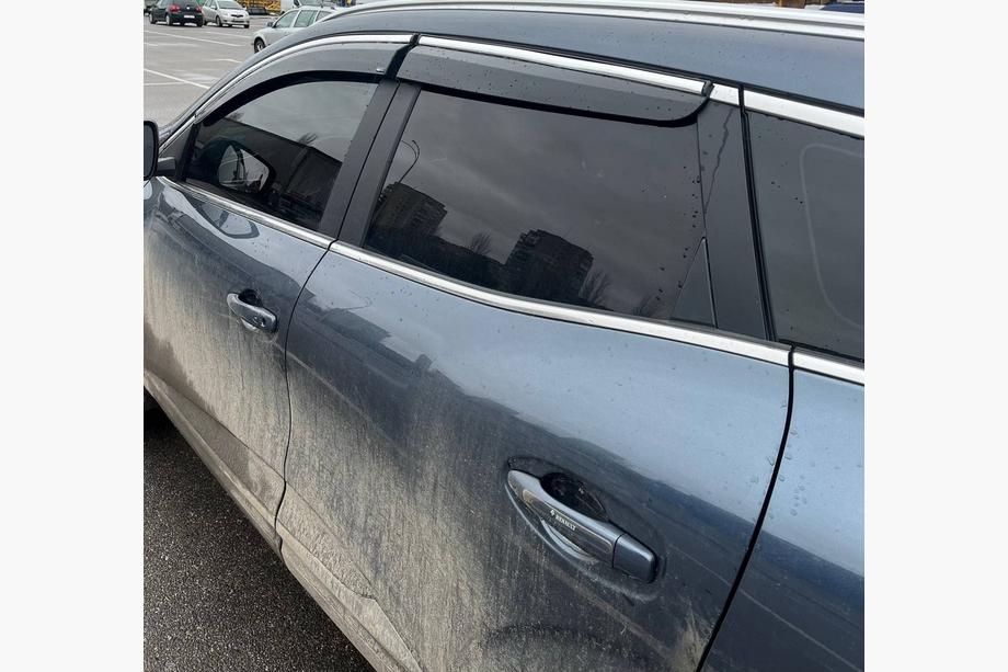 Renault Kadjar 2015-2022 Window Deflectors with Chrome Trim (4 pcs, Sunplex Chrome) Photo 4