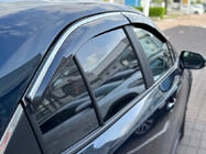 Toyota Corolla 2019- Window Deflectors with Chrome Trim (4 pcs, Sunplex Chrome) photo 1