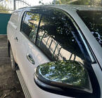 Toyota Hilux 2015- Window Deflectors with Chrome Trim (4 pcs, Sunplex Chrome) photo 4
