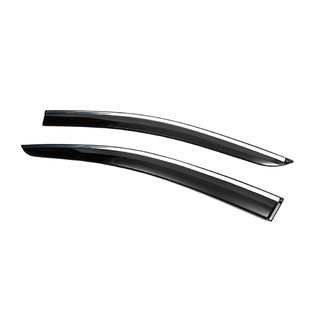 Window deflectors with chrome trim (2 pcs., Sunplex Chrome) Volkswagen Caddy 2020- photo 4