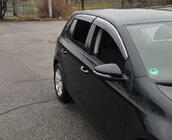 Volkswagen Golf 5 2003-2009 Window Deflectors with Chrome Trim (4 pcs, Sunplex Chrome) photo 1