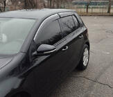 Volkswagen Golf 5 2003-2009 Window Deflectors with Chrome Trim (4 pcs, Sunplex Chrome) photo 15