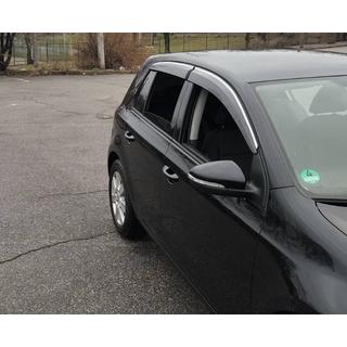 Window Deflectors with Chrome Trim (4 pcs, Sunplex Chrome) photo 1