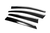 Volkswagen Golf 7/E-Golf 2012-2020 Window Deflectors with Chrome Trim HB (4 pcs, Sunplex Chrome) photo 6