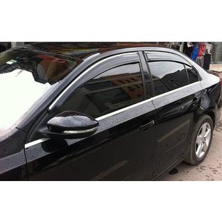 Window Deflectors with Chrome Trim (4 pcs, Sunplex Chrome) photo 2