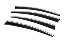 Volkswagen Passat B6 2006-2012 Window Deflectors with Chrome Trim (4 pcs, Sunplex Chrome) photo 7