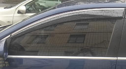 Volkswagen Passat B7 2012-2015 Window Deflectors with Chrome Trim SD (4pcs, EU, Sunplex Chrome) photo 2