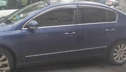 Volkswagen Passat B7 2012-2015 Window Deflectors with Chrome Trim SD (4pcs, EU, Sunplex Chrome) photo 5