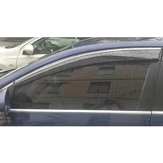 Window Deflectors with Chrome Trim SD (4pcs, EU, Sunplex Chrome) photo 2