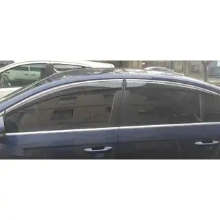 Window Deflectors with Chrome Trim SD (4pcs, EU, Sunplex Chrome) photo 4