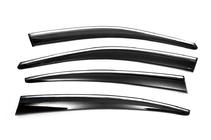 Volkswagen Passat B8 2015-2023 Window Deflectors with Chrome Trim SD (4 pcs, Sunplex Chrome) photo 5
