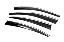 Volkswagen Passat B8 2015-2023 Window Deflectors with Chrome Trim SD (4 pcs, Sunplex Chrome) photo 6