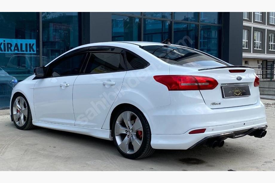 Ford Focus III 2011-2017 Sedan LIP Spoiler (Sunplex, black) (107.2cm x 5.5cm) Photo 1