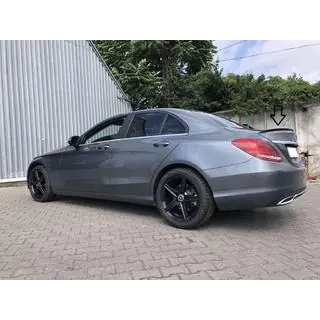 Lip Spoiler (Sunplex, black) (125.9cm *6cm) Mercedes C-сlass W205 2014-2021 photo 3