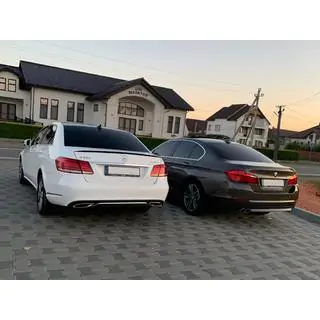 Lip Spoiler (Sunplex, Black) (130.5cm x 5.8cm) Mercedes E-class W212 2009-2016 photo 4