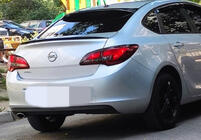 Opel Astra J 2009-2015 Sedan Lip Spoiler (Sunplex, Black) (115cm x 5.5cm) photo 1