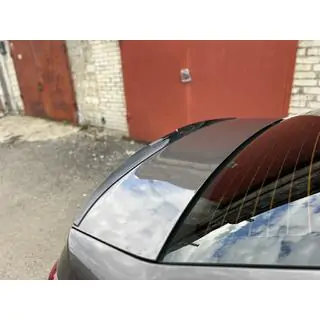 Lip Spoiler (Sunplex, black) (118.5cm x 5.5cm) Peugeot 301 2012- photo 1