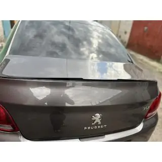 Lip Spoiler (Sunplex, black) (118.5cm x 5.5cm) Peugeot 301 2012- photo 2
