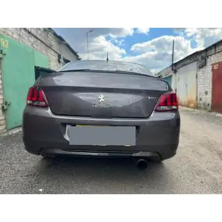 Lip Spoiler (Sunplex, black) (118.5cm x 5.5cm) Peugeot 301 2012- photo 4