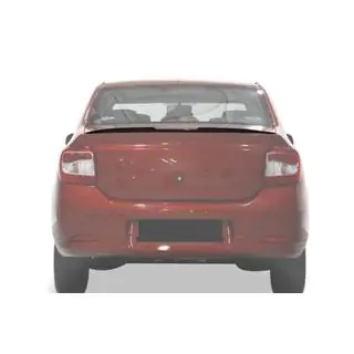 Lip Spoiler (Sunplex, black) (118.5cm x 5.5cm) Renault Logan II 2013-2022 photo 3