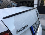 Skoda Octavia III A7 2013-2019 Lip Spoiler (Sunplex, black) (115.4cm *6cm) photo 1