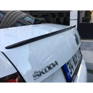 Lip Spoiler (Sunplex, black) (115.4cm *6cm) Skoda Octavia III A7 2013-2019 photo 1