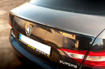 Skoda Superb 2015-2024 Lip Spoiler (Sunplex, black) (119.2cm*7.3cm) photo 1
