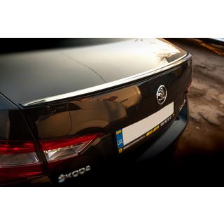 Lip Spoiler (Sunplex, black) (119.2cm*7.3cm) Skoda Superb 2015-2024 photo 2