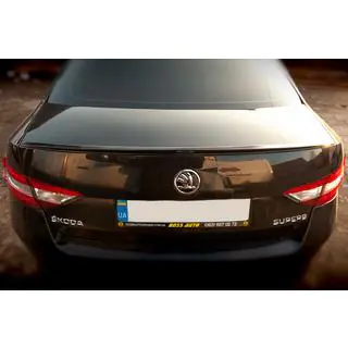 Lip Spoiler (Sunplex, black) (119.2cm*7.3cm) Skoda Superb 2015-2024 photo 3